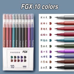 Colorful artistic pens - highlighters - 10 piecesPens & Pencils