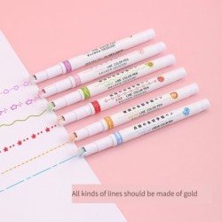 Artistic pen - curved lines marker - roller pen with patterns - 3 piecesPens & Pencils