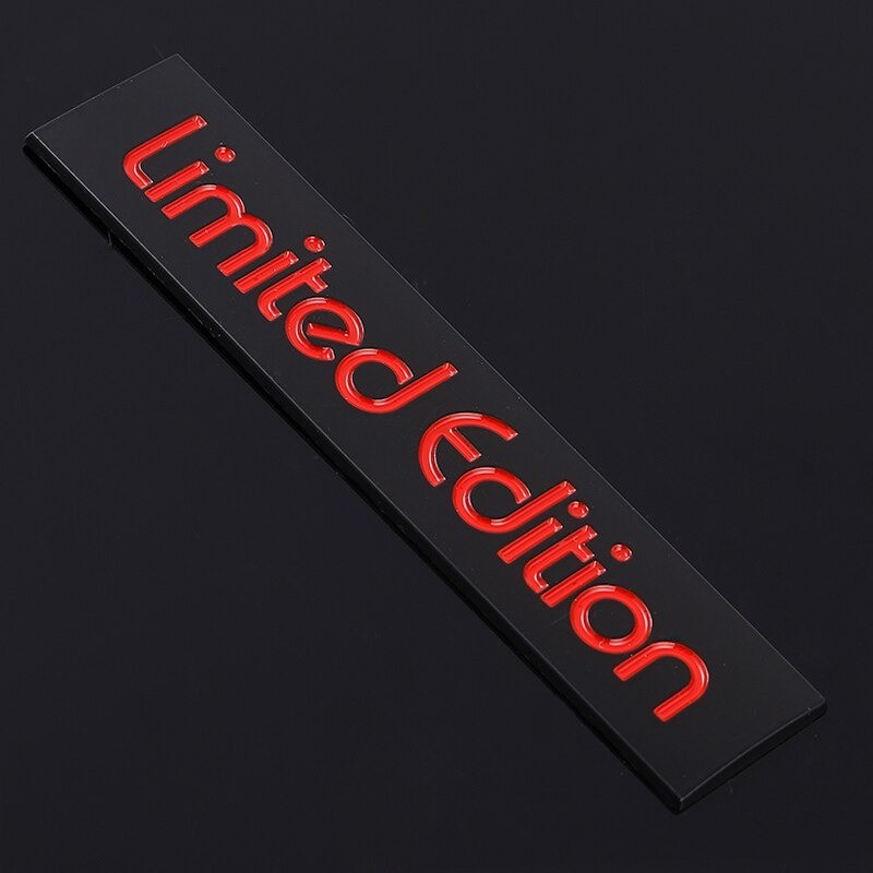 3D car sticker - metal emblem - LIMITED EDITIONStickers