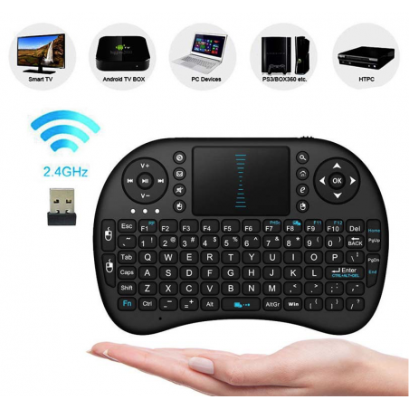 Android TV Box remote - touchpad - PC - Bluetooth - English keyboardKeyboards