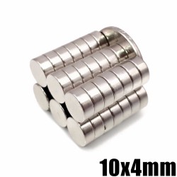 N35 - neodymium magnet - strong round disc - 10mm * 4mmN35