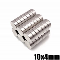 N35 - neodymium magnet - strong round disc - 10mm * 4mmN35