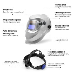 HZXVOGEN - auto darkening welding helmet - DIN 4 - DIN 5-13Helmets