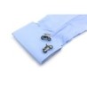 Modern cufflinks - green motorcycleCufflinks