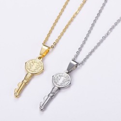 Key pendant necklace - cross / infinity patternNecklaces