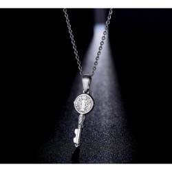 Key pendant necklace - cross / infinity patternNecklaces