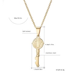 Key pendant necklace - cross / infinity patternNecklaces