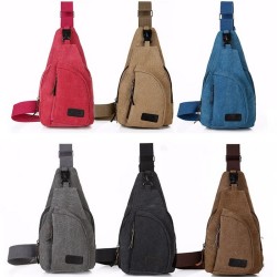 Men's canvas backpack - shoulder / crossbody bagBags
