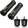 Motorcycle handlebar / ends - aluminum plugs - 22 mm - setHand Grips & End