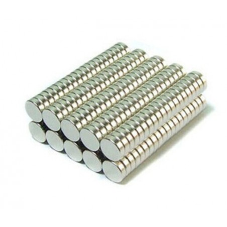 N35 - neodymium magnet - round disc - 4mm * 2mm - 100 piecesN35