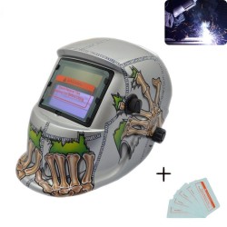 Auto darkening welding helmet - skull handsHelmets