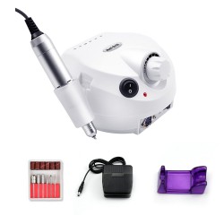Professional nail drill machine - speed control - manicure / pedicure - set with drill bits - 15WNail drills