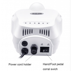 Professional nail drill machine - speed control - manicure / pedicure - set with drill bits - 15WNail drills