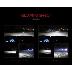 OSLAMP - COB 12V - 24V LED - car headlights - bulb - Hi-Lo beam - 72W - 8000LM - 6500K - 2 piecesH7