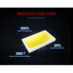 OSLAMP - COB 12V - 24V LED - car headlights - bulb - Hi-Lo beam - 72W - 8000LM - 6500K - 2 piecesH7