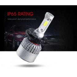 OSLAMP - COB 12V - 24V LED - car headlights - bulb - Hi-Lo beam - 72W - 8000LM - 6500K - 2 piecesH7