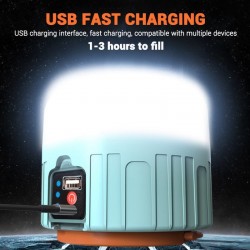 Camping / tent light - portable - solar - LED - super bright outdoor lamp - with remote control - waterproofSolar lighting