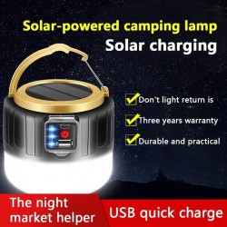 Camping / tent light - portable - solar - LED - super bright outdoor lamp - with remote control - waterproofSolar lighting