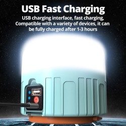 Camping / tent light - portable - solar - LED - super bright outdoor lamp - with remote control - waterproofSolar lighting