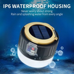 Camping / tent light - portable - solar - LED - super bright outdoor lamp - with remote control - waterproofSolar lighting