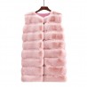 Elegant sleeveless coat - fur vestJackets