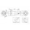 Metal push button switch - self-reset - LED - 16mmSwitches