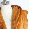 Warm winter fur coat - hooded vestJackets