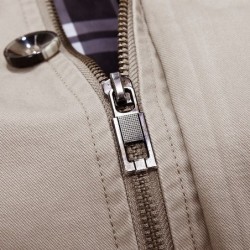 Long hooded jacket - windbreaker - with zipper / buttonsJackets