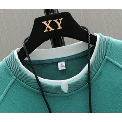 Classic sweatshirt - o-neck pullover - fake two piecesHoodies & Sweatshirt