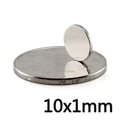 N35 - neodymium magnet - round disc - 10mm * 1mmN35