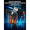 Mini butane lighter - jet flame - windproof - with capLighters