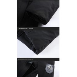 Long winter hooded jacket - zipper - buttonsJackets