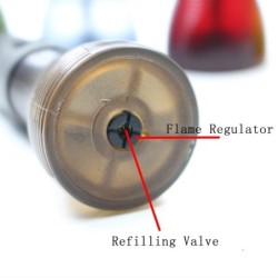 Mini butane lighter - windproof - adjustable flameLighters