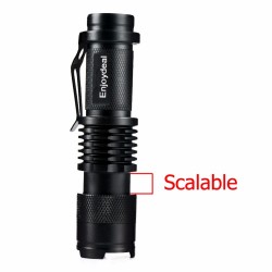 Mini flashlight - super bright - adjustable zoom focus - 2000Lm - CREE Q5 - LEDTorches