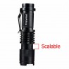 Mini flashlight - super bright - adjustable zoom focus - 2000Lm - CREE Q5 - LEDTorches