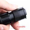 Mini flashlight - super bright - adjustable zoom focus - 2000Lm - CREE Q5 - LEDTorches
