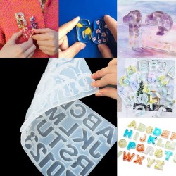 Alphabet / numbers silicone mold - crystal resin - art makingEducational