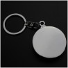 Spinning Russian roulette - rotatable round keychainKeyrings
