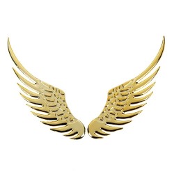 3D metal wings - car / motorcycle sticker - 2 piecesStickers