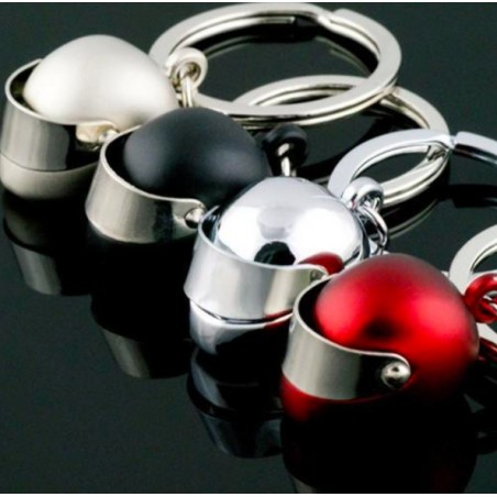 Motorcycle helmet - keychainKeyrings