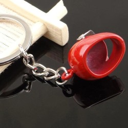 Motorcycle helmet - keychainKeyrings
