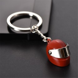 Motorcycle helmet - keychainKeyrings