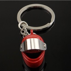 Motorcycle helmet - keychainKeyrings