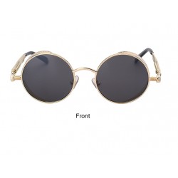 Round metal sunglasses - steampunk / gothic style - UV400 - unisexSunglasses
