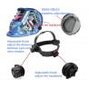 Auto darkening welding helmet - Solar - MIG - MMA - Lucky Speed GhostHelmets