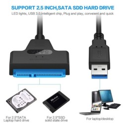 SATA to USB 3.0 / 2.0 / type-C - cable - adapter - 2.5 inch external SSD HDDSSD hard drives