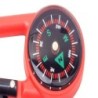 Plastic pocket compass - hook keyringKeyrings