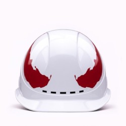 Safety helmet - breathable - with reflective tape - construction / engineering - safety workSafety & protection