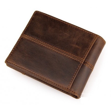 Elegant men's wallet - genuine cow leatherWallets