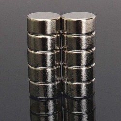 N52 - neodymium magnet - round disc - 10mm * 5mm - 10 piecesN52